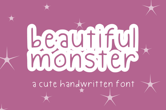 Beautiful Monster: A Sweet Handwritten Font for Modern Web Design