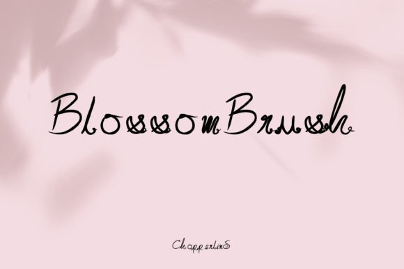 Blossombrush: A Whimsical Font for Small Business Branding