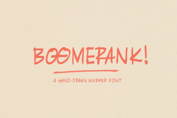 Boomerank: The Creative Dry Marker Font for Campaigns