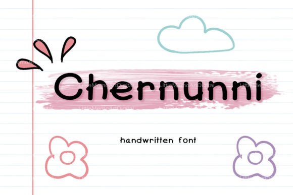 Chernunni: A Playful Handwritten Font for Modern Marketing Designs