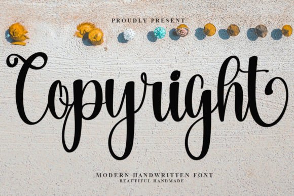 Copyright: A Cute Handwritten Font for Playful Web Design