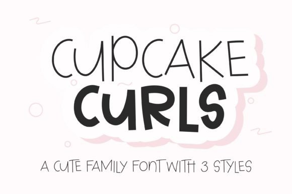 Cupcake Curls: A Charming Script Handwritten Font for Creative Projects