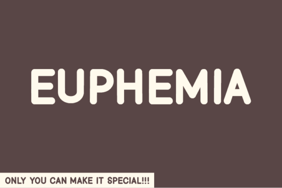 Euphemia: A Natural Handwritten Font for Makers