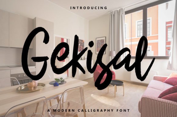 Gekisal: A Handmade Typeface for Elegant Branding and Creative Design