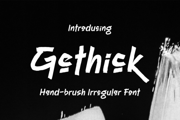 Gethick: A Sweet and Bold Handwritten Font for Makers and Creative Sellers