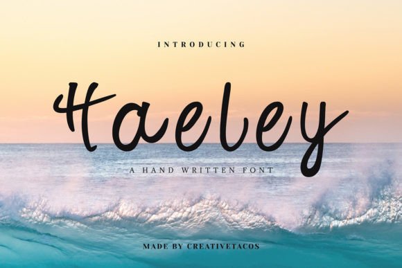 Haeley Handwritten Font: A Small Business Branding Essential
