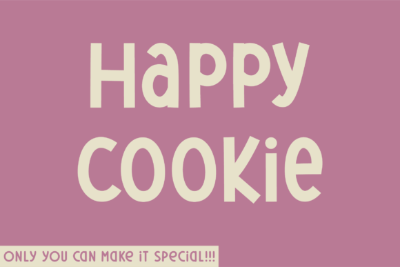 Happy Cookie: A Natural Handwritten Font for Campaign-Ready Creatives