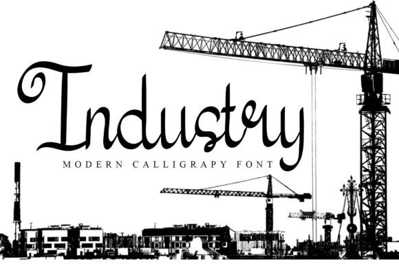 Industry: A Unique and Elegant Script Font for Handwritten Branding