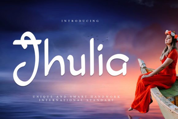 Jhulia: A Script Handwritten Font for Elegant Editorial Design