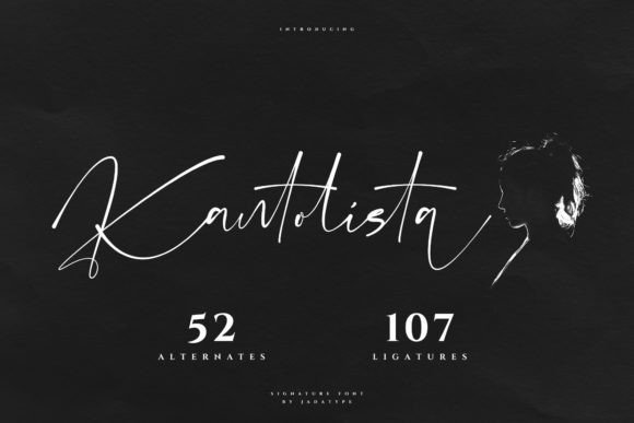 Kantolista: A Natural Script Handwritten Font for Creative Projects