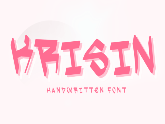 Krisin: A Sweet Handwritten Font for Versatile Branding Designs