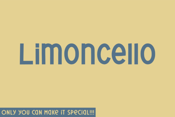 Limoncello: A Natural Handwritten Font for Crafters