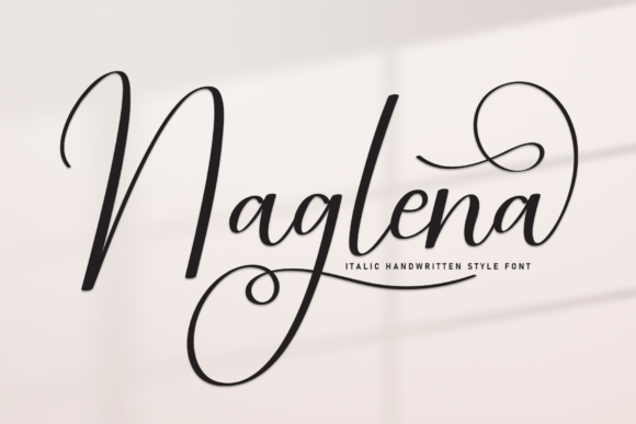 Naglena: A Sweet Handwritten Font for Modern Brand Campaigns