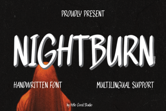 Nightburn: A Classy Script Handwritten Font for Crafters