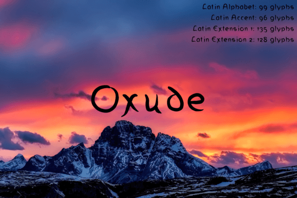 Oxude Font: Elevate Your Brand with Old English Elegance