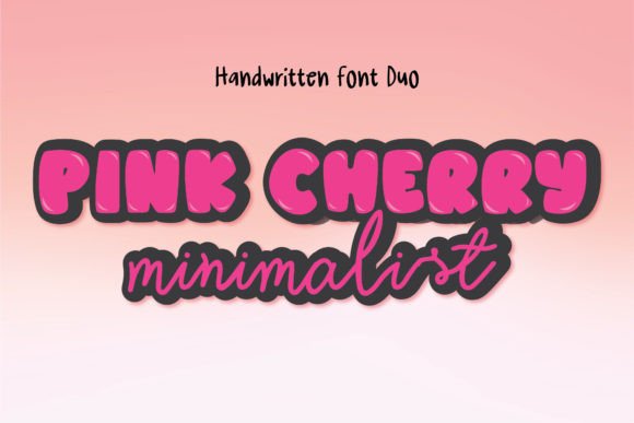 Pink Cherry Minimalist: A Versatile Script Handwritten Font for Editorial Design