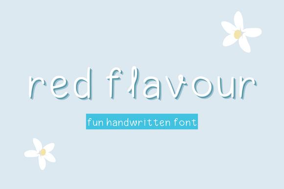 Red Flavour: A Sweet Handwritten Font for Business Branding
