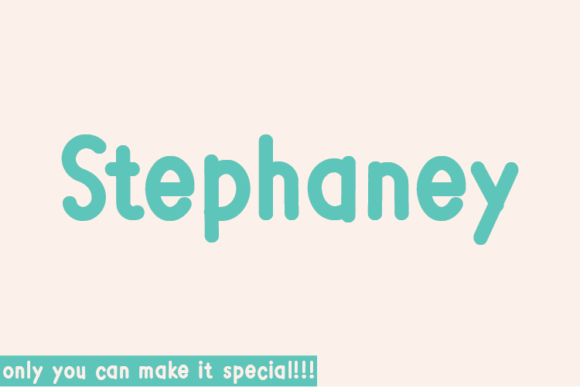 Stephaney: A Natural Handwritten Font That Brings Handmade Products to Life
