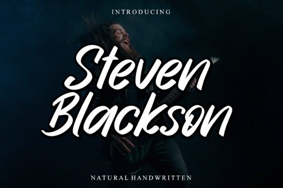Steven Blackson: A Versatile Script Handwritten Font for Creative Projects