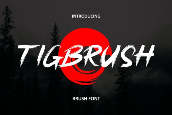 Tigbrush: A Simple Brush Font That Elevates Small Business Branding